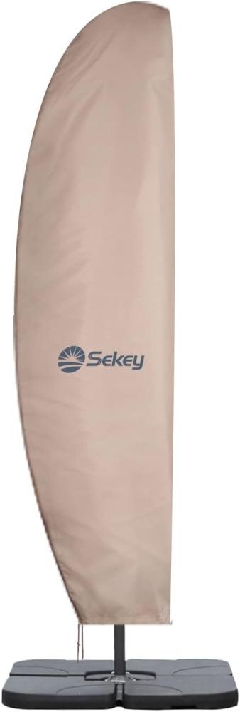 Sekey® Schutzhülle für Ampelschirm/Sonnenschirm,Abdeckhauben für Sonnenschirm, 100% Polyester Bild 1