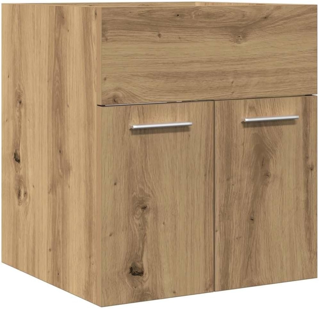 Waschbeckenschrank Artisan-Eiche 41x38,5x46 Holzwerkstoff 856206 Bild 1