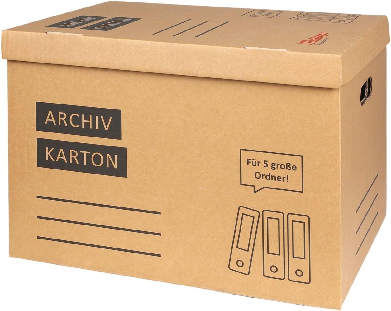 Archivkarton für 5 Aktenordner Umzugskarton Aktenkarton Aufbewahrung Transport Bild 1