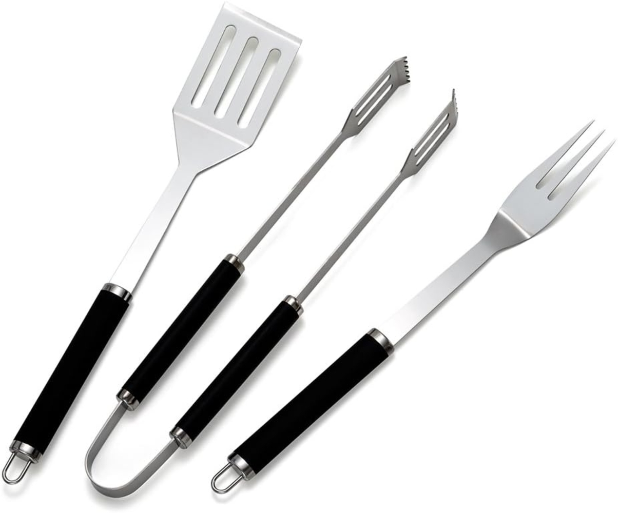 FLASH Grillbesteck Set Basic, schwarz, 37.5 x 6,2 x 3,8 cm Bild 1