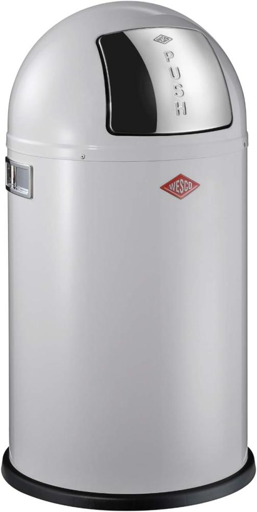 Wesco 'Pushboy Junior' Abfalleimer, Cool Grey, 22 L Bild 1