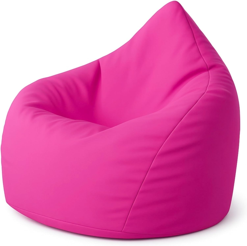 Patchhome Sitzsack Tropfenform - Rosa für In & Outdoor XXXL 480 Liter - mit Styropor Füllung in 25 versch. Farben und 3 Größen Bild 1