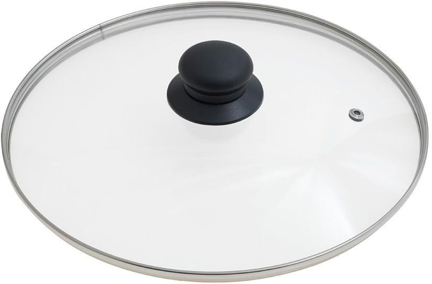 ORYX 5023425 Glasdeckel für Pfanne, 26 cm, Edelstahlrand, transparent Bild 1