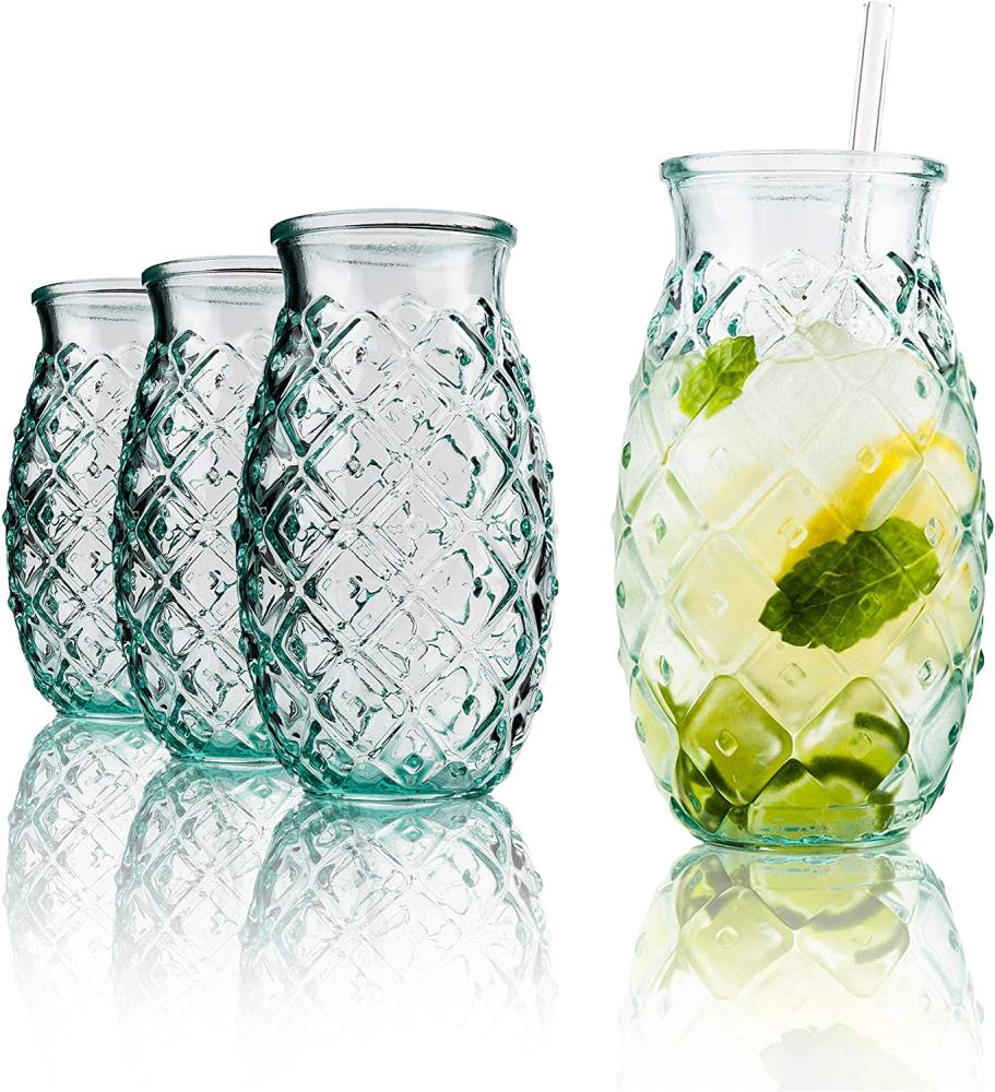 BigDean Cocktailglas Trinkgläser im Ananas-Design 700ml, Glas Bild 1