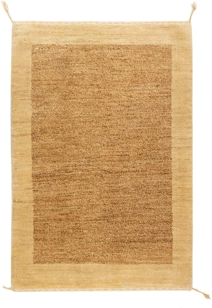 Morgenland Wollteppich - 94 x 63 cm - Beige Bild 1