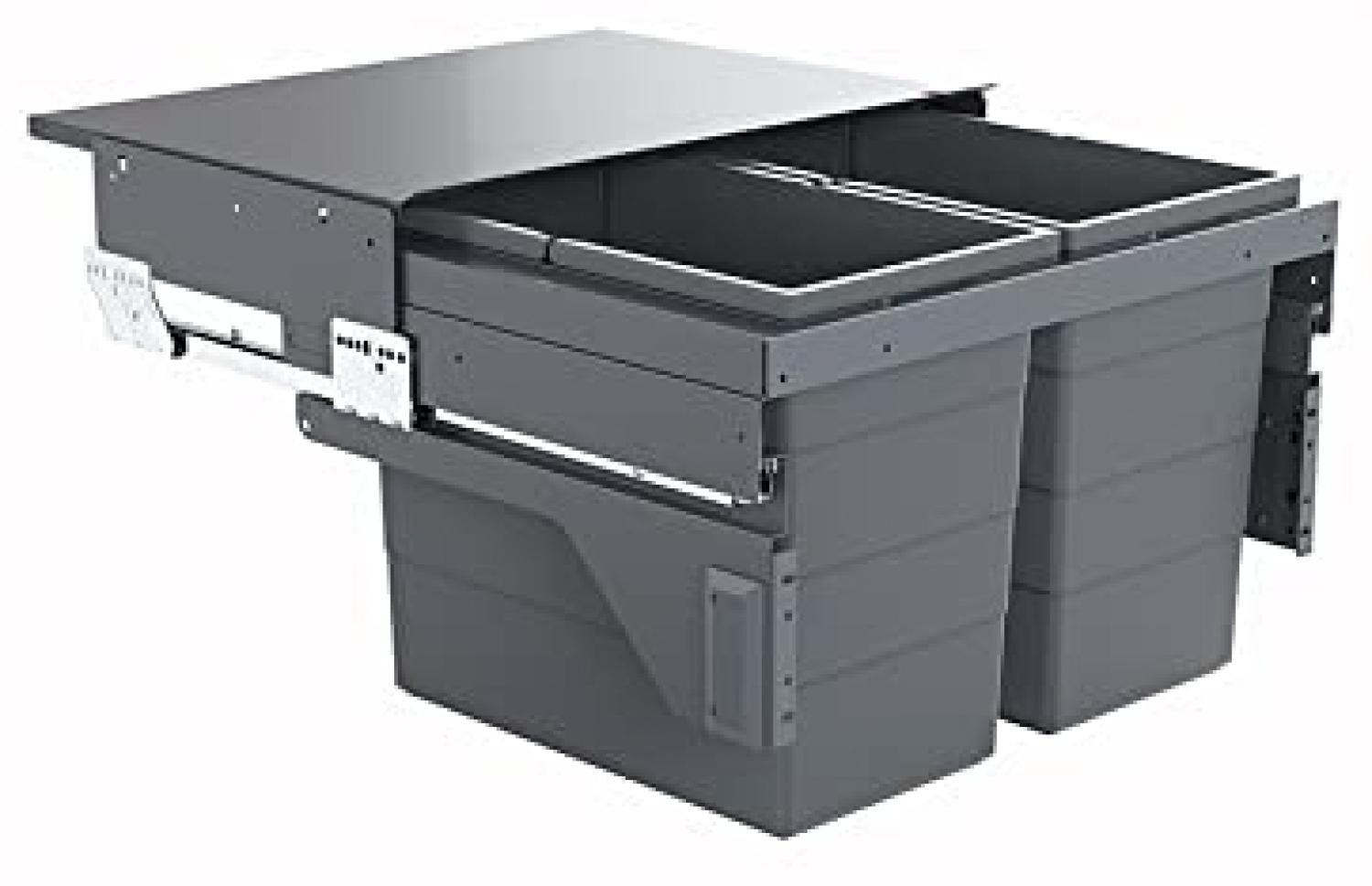 HAILO 3610841 CARGO mit 56 Liter Volumen für 60 cm Schrankbreite / Abfalltrennsystem Bild 1