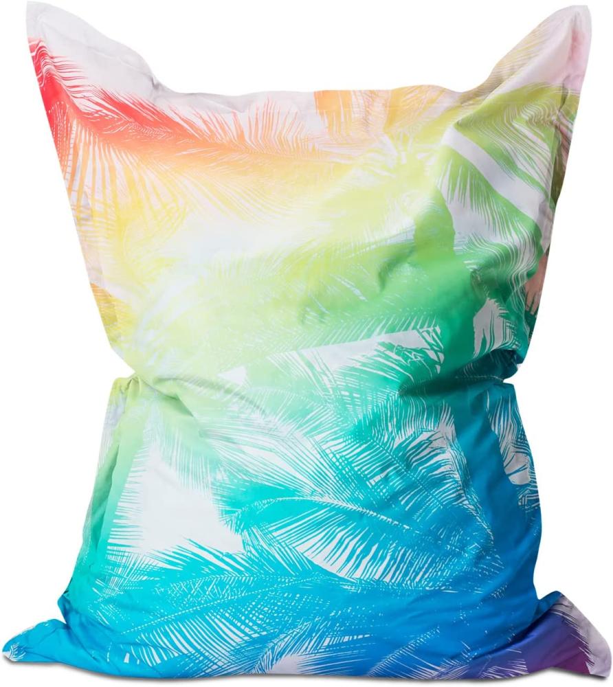 LUMALAND Sitzsack Classic XXL (380 L) - In- & outdoor - Special Edition Tropical Regenbogen Bild 1