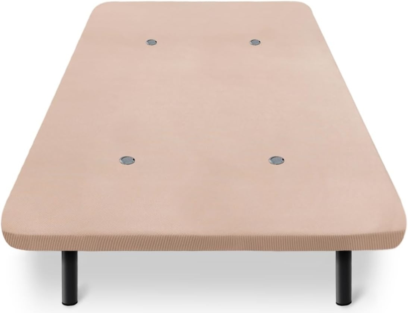 HOGAR24 ES Polsterbett 180x190 cm | 3D-Gewebe in Beige | Inklusive Atemventile | Set mit 6 Füßen von 26 cm Bild 1