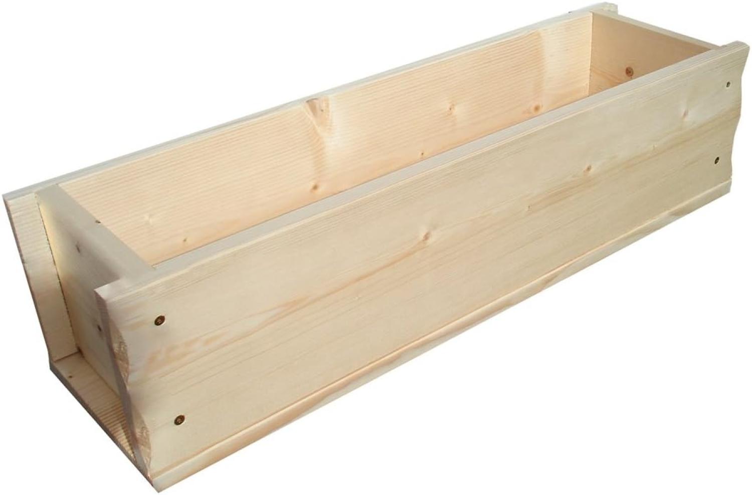 Dehner Blumenkasten, ca. 65 x 19 x 17 cm, Holz, natur Bild 1