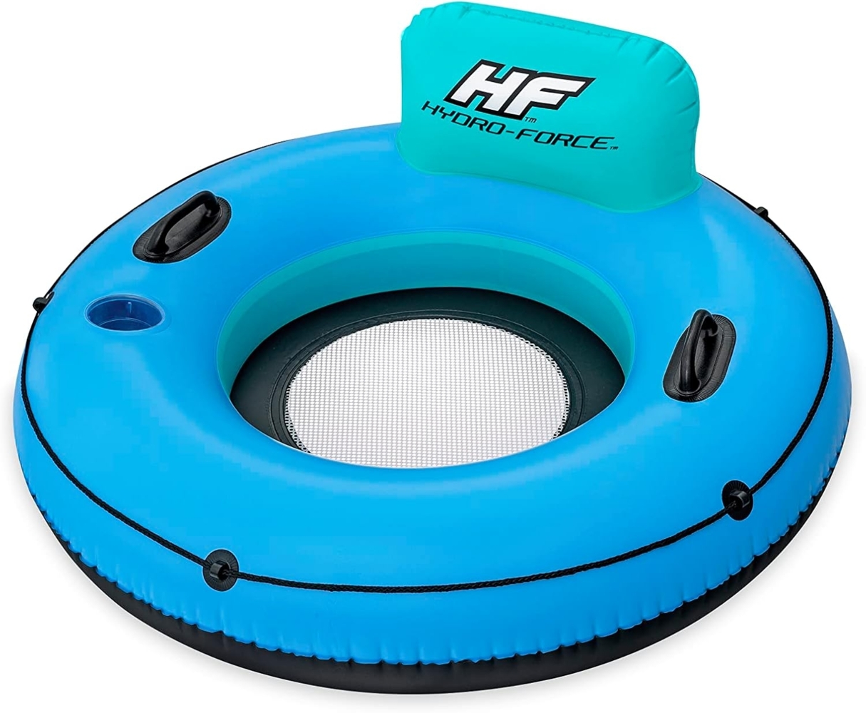 Hydro-Force™ Schwimmring White Cap Rider™ mit Rückenlehne Ø 119 cm Bild 1