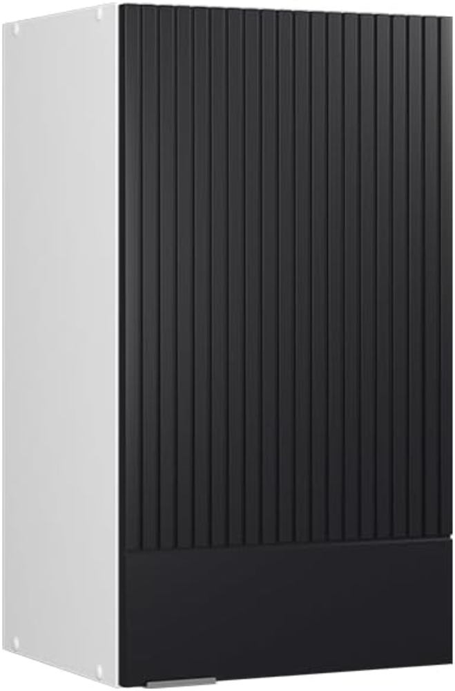 Hängeschrank Fame-Line Schwarz gestreift 40 cm Vicco Bild 1