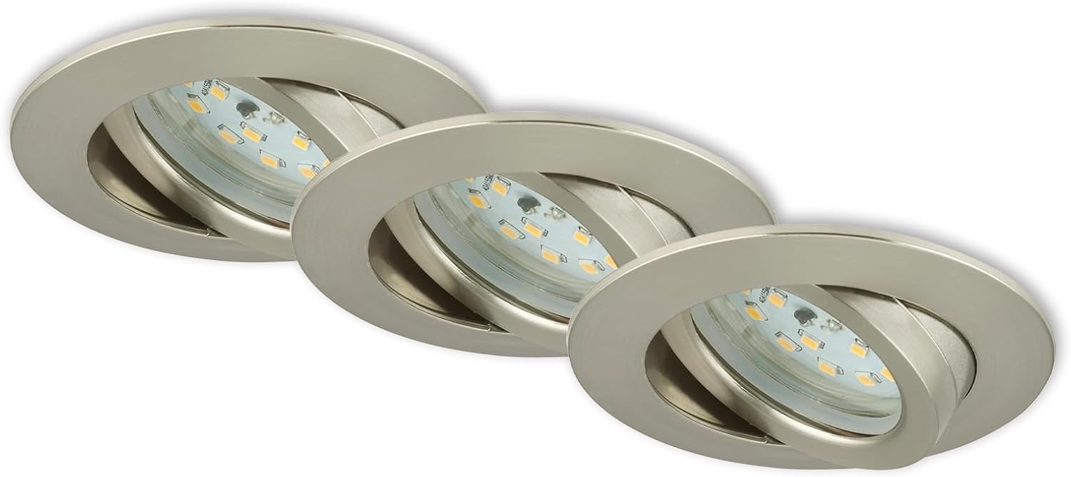Briloner LED Einbauleuchten 3er Set Einbaustrahler Einbauspot Bild 1