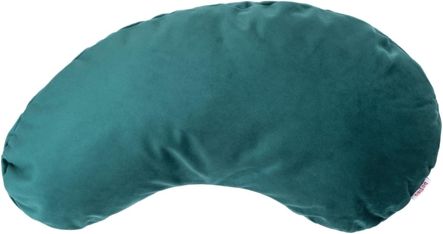 Kissenhülle Niere ca. 25x45 cm petrol beties "Samt&Sonders" Bild 1