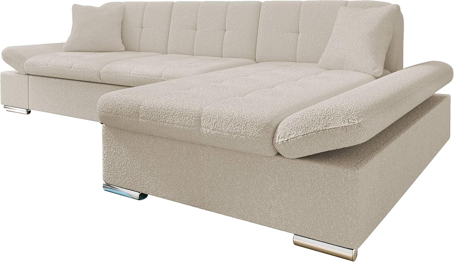 Ecksofa Montana Premium mit Regulierbare Armlehnen, L-Form (Farbe: Baloo 2074, Seite: Rechts) Bild 1