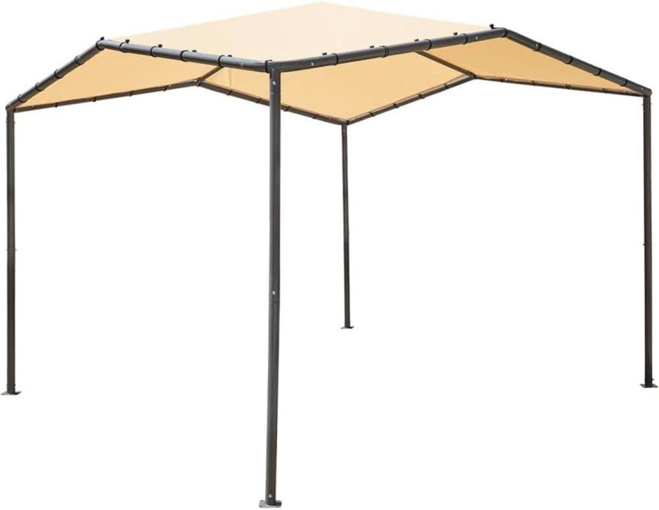 ShelterLogic Stahl Pavillon Canopy Pacifica 1010 | Beige | 317x317x271 cm Bild 1