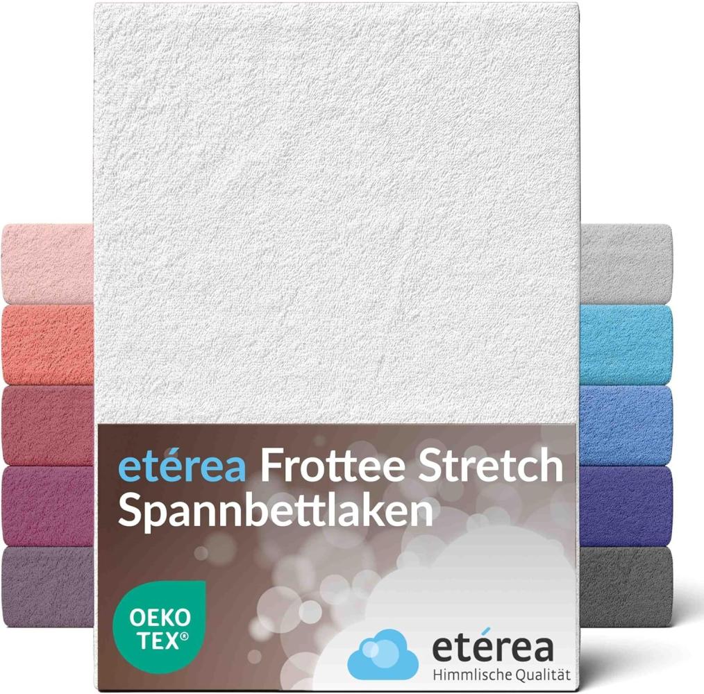 etérea Frottee Spannbettlaken 180x200 - 200x200 cm Weiss Bild 1