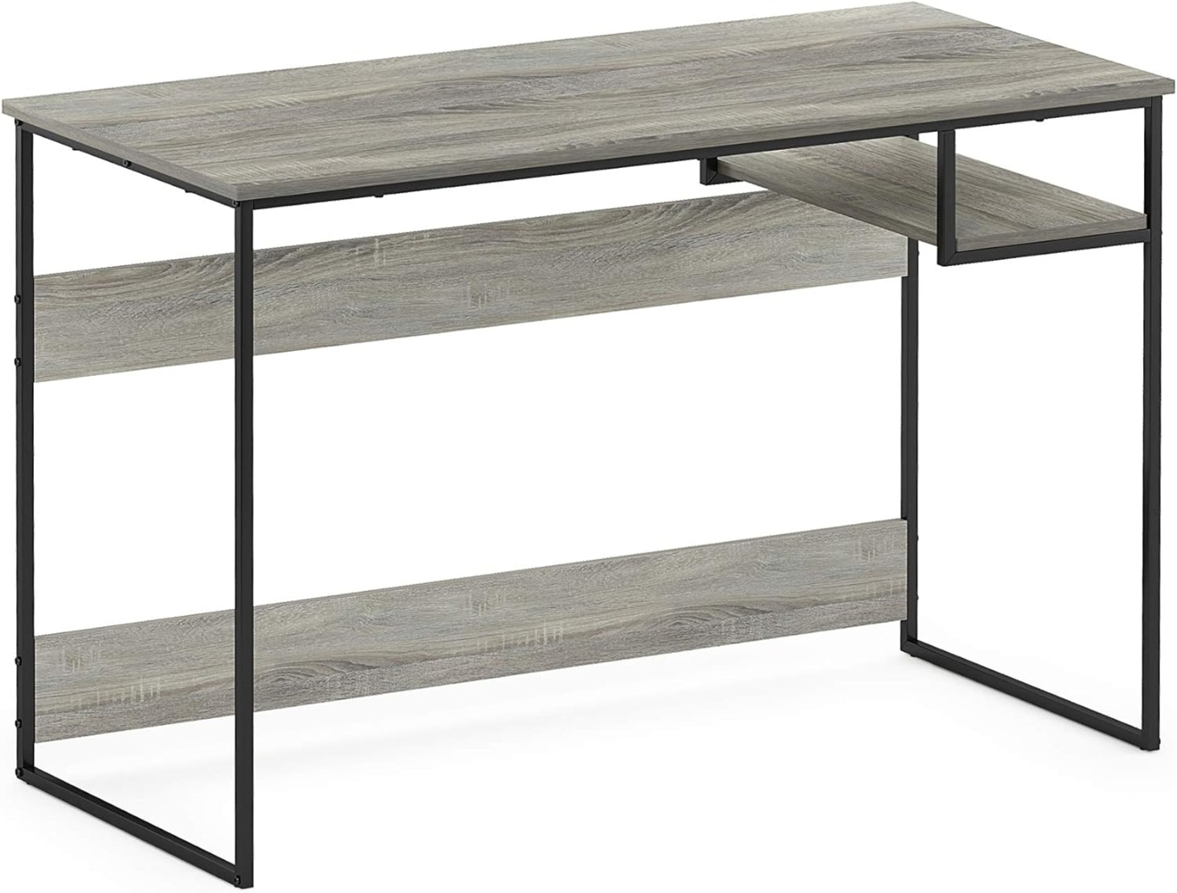 Furinno Moretti Modern Lifestyle-Studienschreibtisch, 114cm breit, Französisches Eichengrau Bild 1