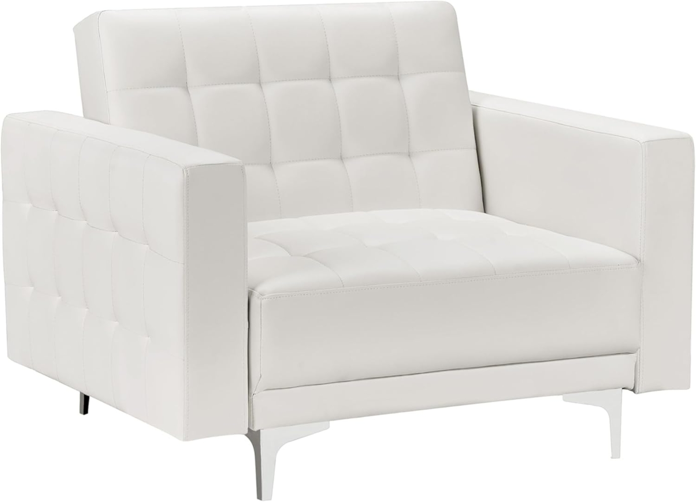 Sessel Kunstleder weiß ABERDEEN Bild 1