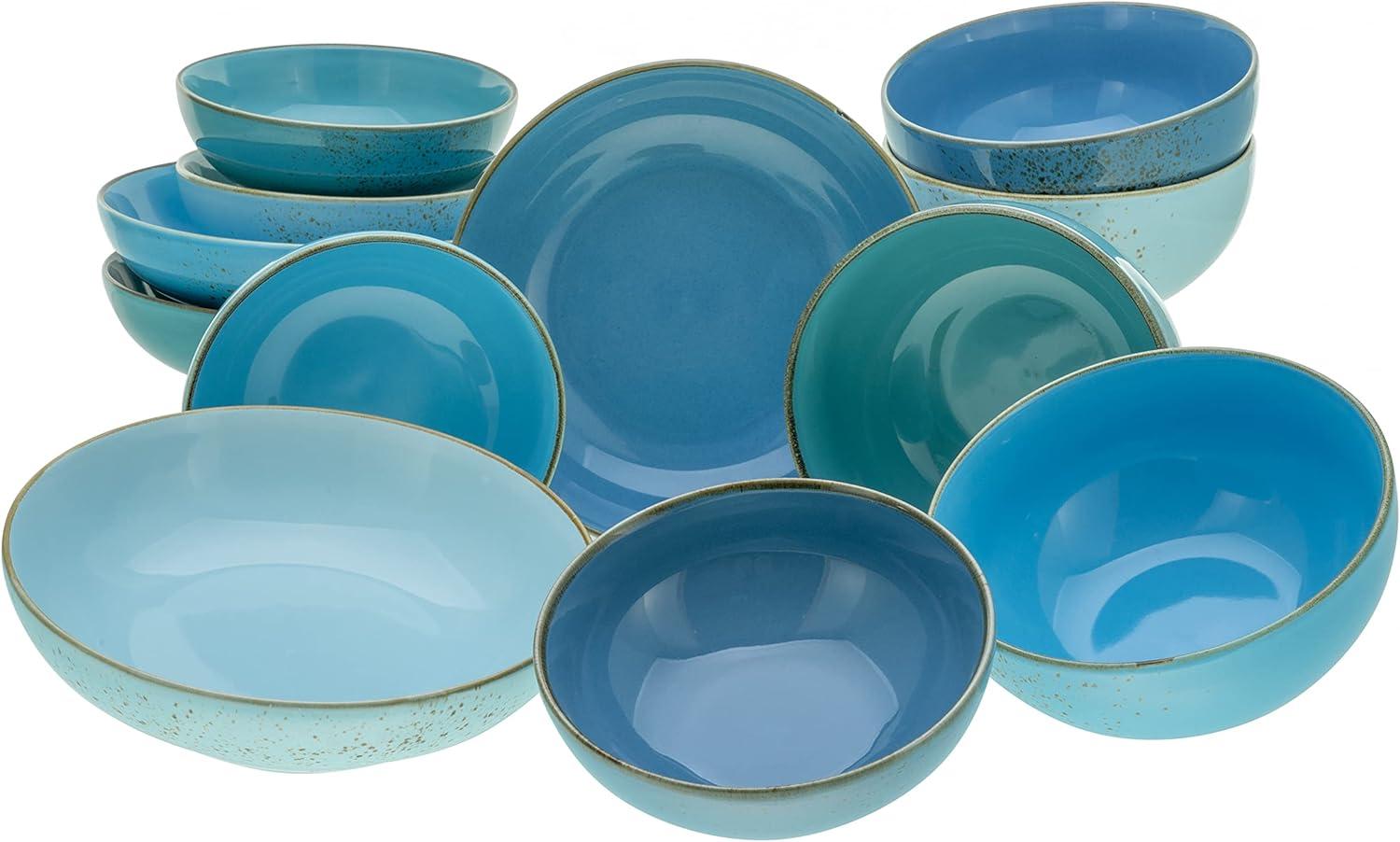 CreaTable 23413 Nature Collection Schüssel Bowl Set, mehrfarbig, 12-teilig (1 Set) Bild 1