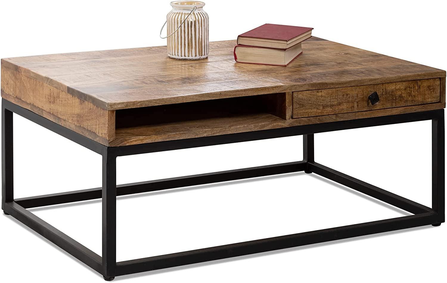 Möbel-Eins CARETINO Couchtisch, Material Massivholz Mango, 100x60 cm Bild 1