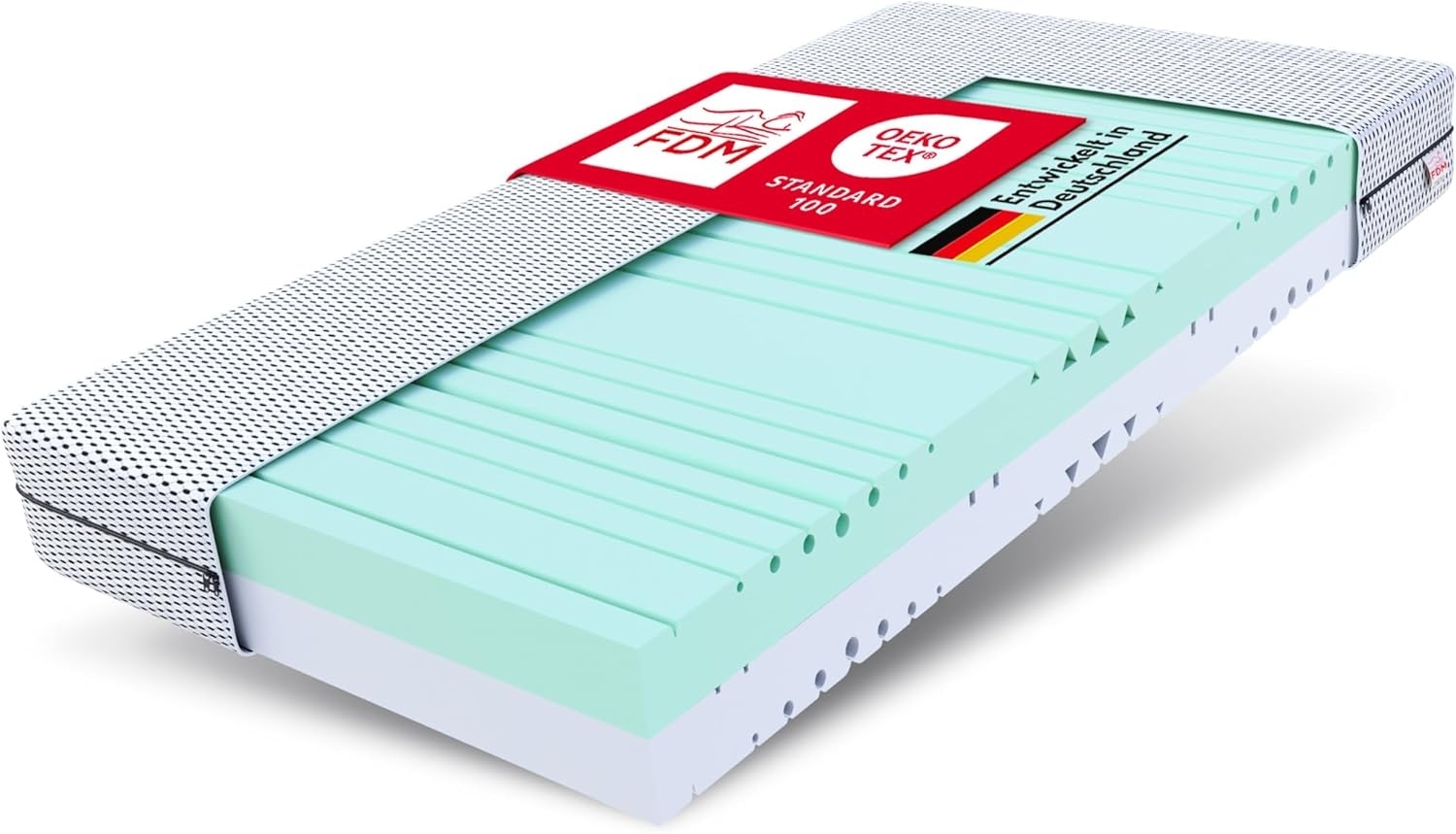 Matratze 90x200 7 Zonen SPACE 20 cm zwei Härtegrade in einer Matratze H3 und H4 Bild 1