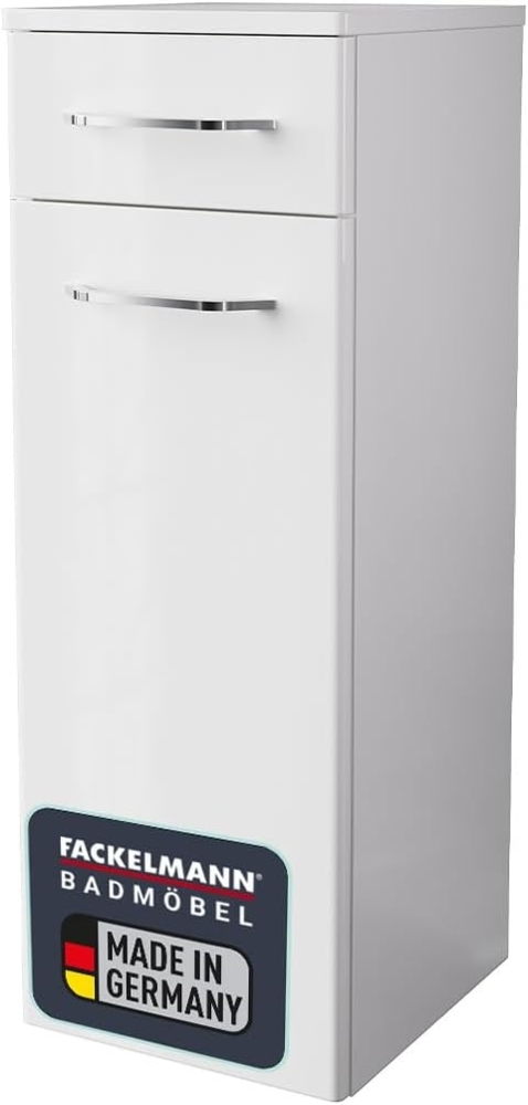 Fackelmann MILANO Midischrank 30 cm, Weiß Bild 1