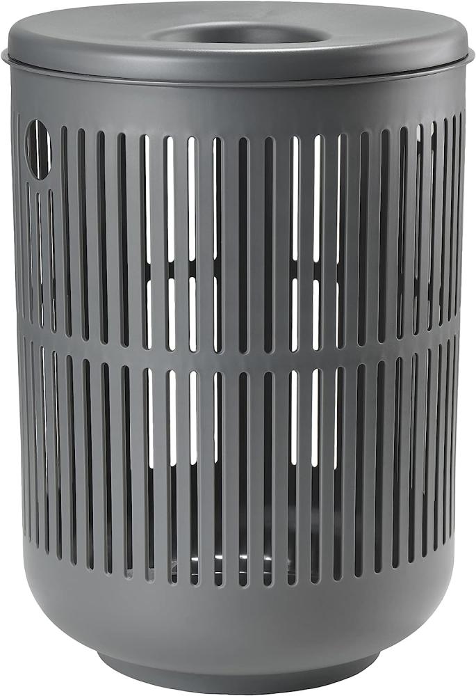 Zone Denmark Wäschekorb Ume, Wäschebox, Wäschetruhe, Wäschesammler, Kunststoff, Grey, 60 L, 26526 Bild 1