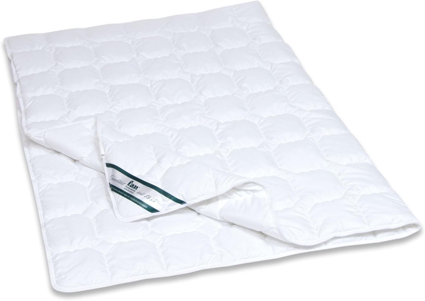 f.a.n. Kansas – Steppbett aus 100% Microfaser, kochfest und trocknergeeignet, auch für Allergiker, Ausführung: Leicht-Steppbett, Größe: 200 x 200 cm Bild 1