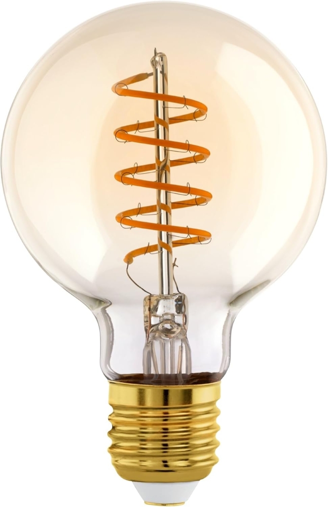 Eglo 110079 LED Filament Leuchtmittel E27 Decorative Spirale L:12cm Ø:8cm dimmbar 2200K Bild 1