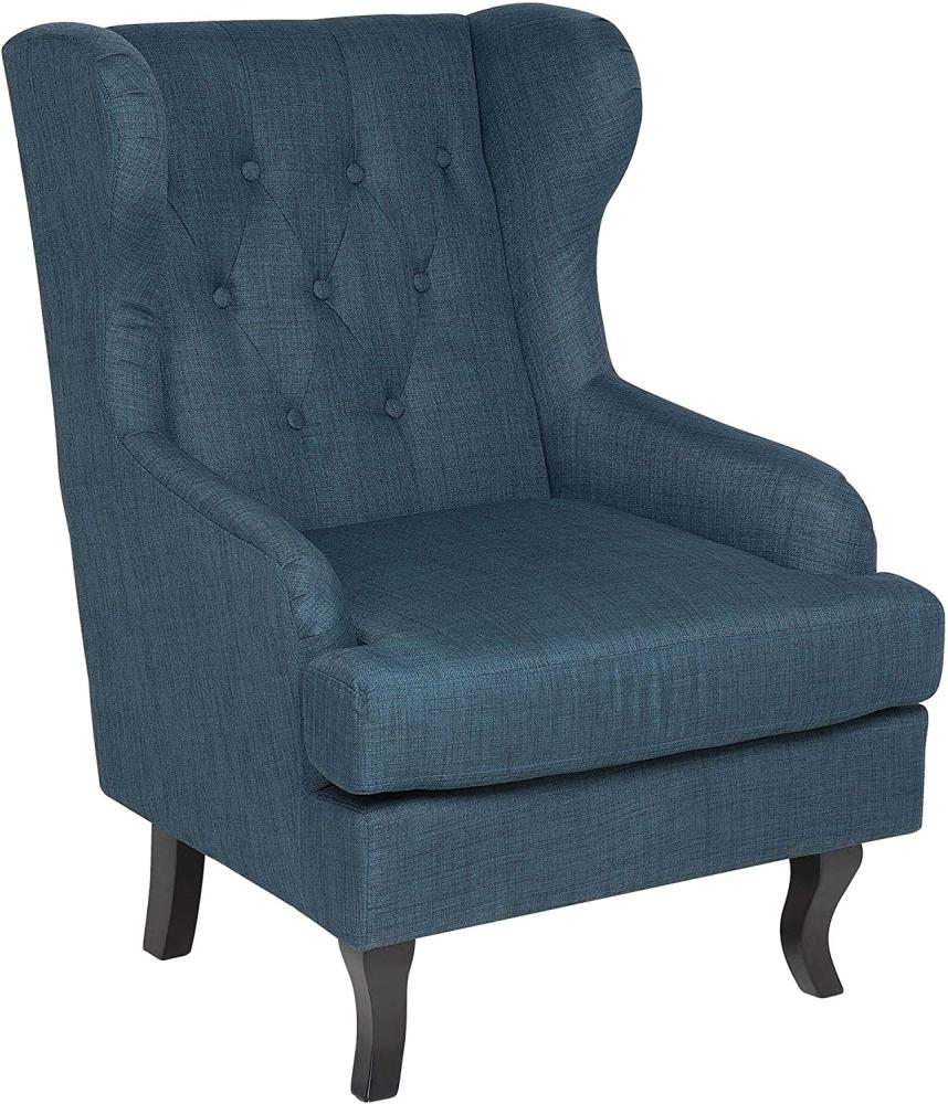 Sessel Polsterbezug dunkelblau ALTA Bild 1