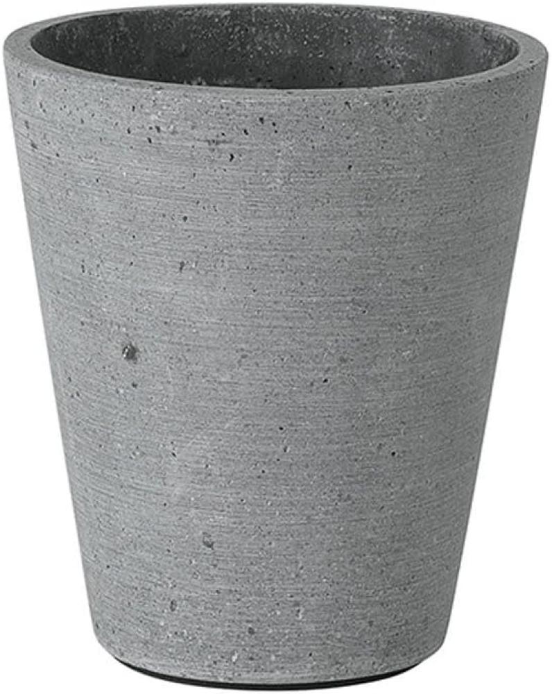 Blomus COLUNA Pflanzgefäß, Pflanztopf, Blumentopf, Polystone, dunkelgrau, 12 cm, 65728 Bild 1