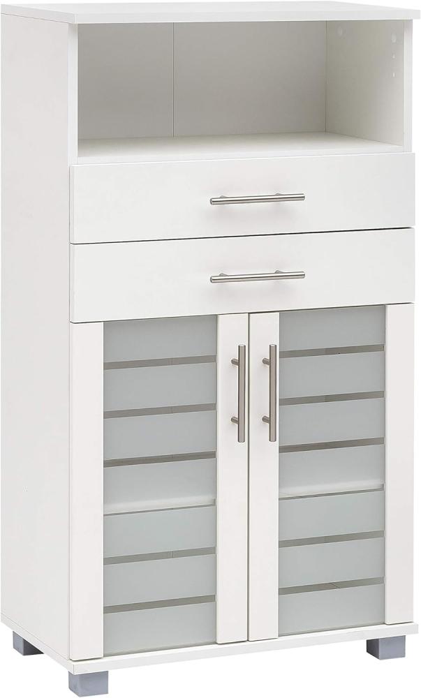 Schildmeyer Niko Midischrank 105652, weiß, 59,8/32,6/110,5 cm Bild 1