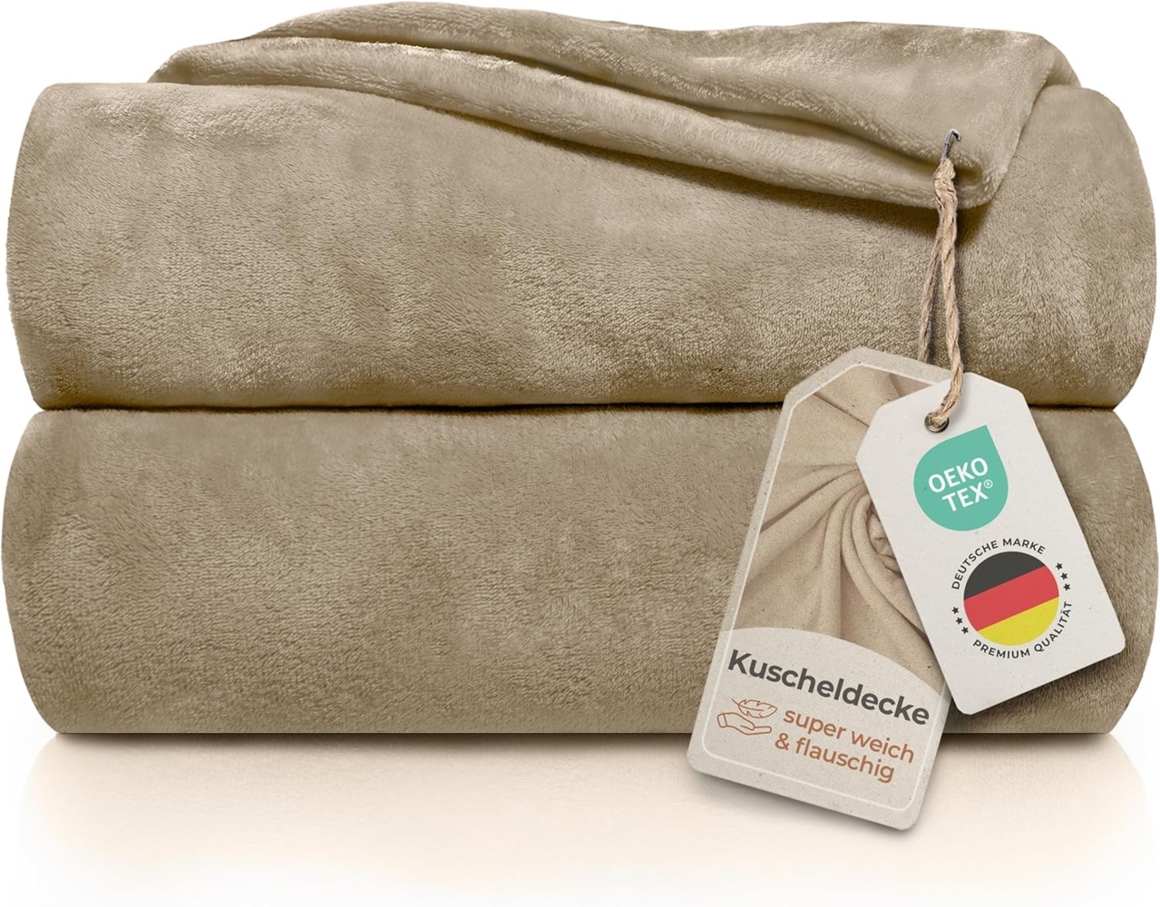 Wohndecke Kuscheldecke super weich & flauschig – warme Fleecedecke, Gräfenstayn, warme Wolldecke, Sofadecke & Tagesdecke - Überwurf Sofa, Couch Bild 1