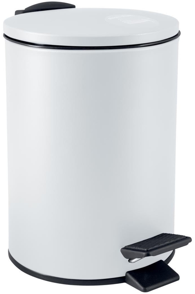 Treteimer Adelar - Weiß matt 3 Liter Bild 1