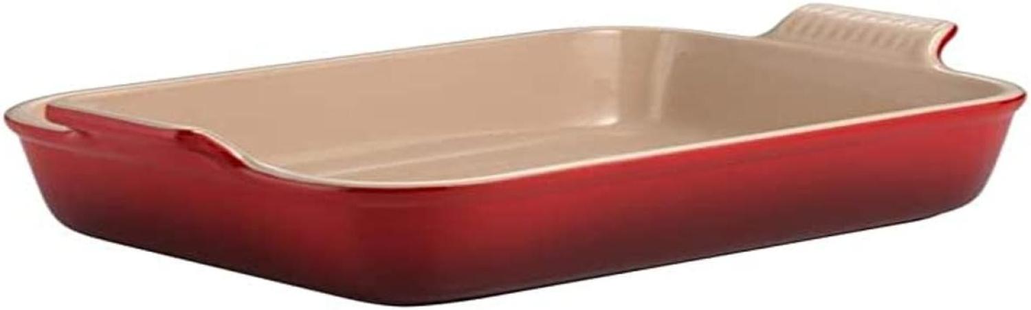 Le Creuset Auflaufform Tradition 24 x 32 cm Kirschrot Bild 1