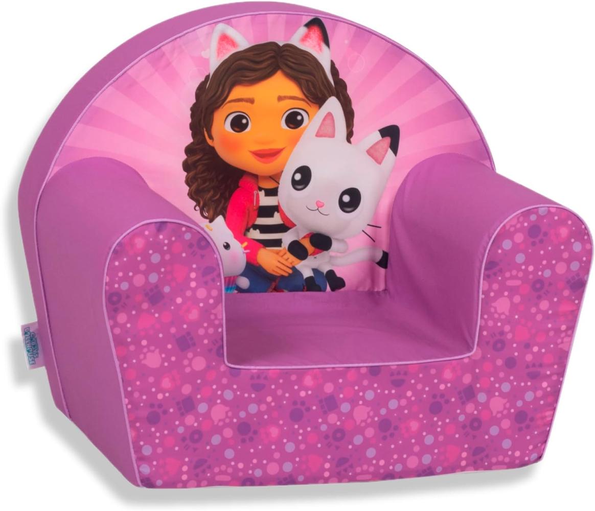 NICOTOY Universal-Gabby's Dollhouse Armchair Kindersessel, Sessel, Sofa, voilett, 43 x 51 x 33 cm Bild 1