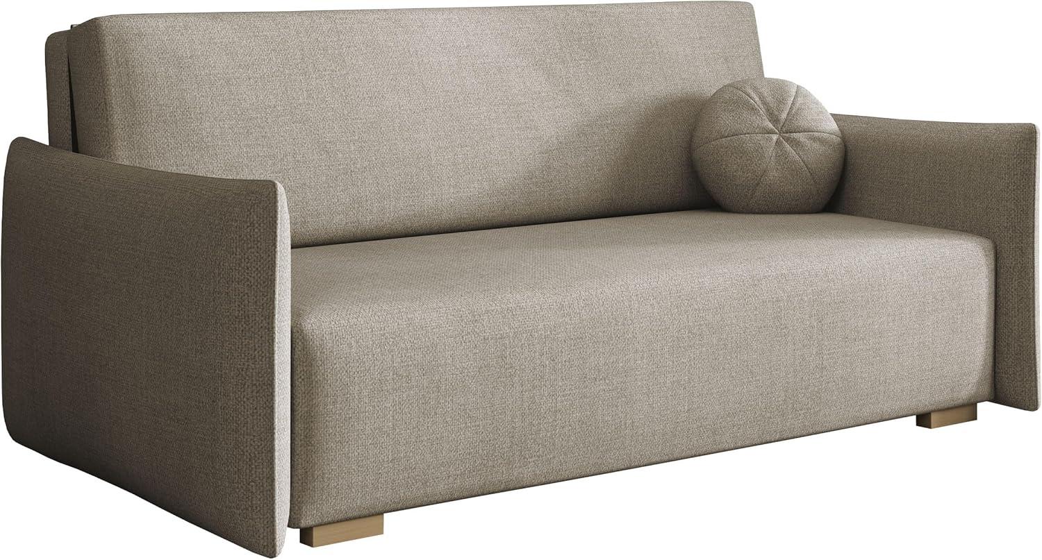 Sofa Viva Glov IV mit Schlaffunktion, 3 Sitzer Schlafsofa mit Bettkasten (Farbe: Soul 03) Bild 1