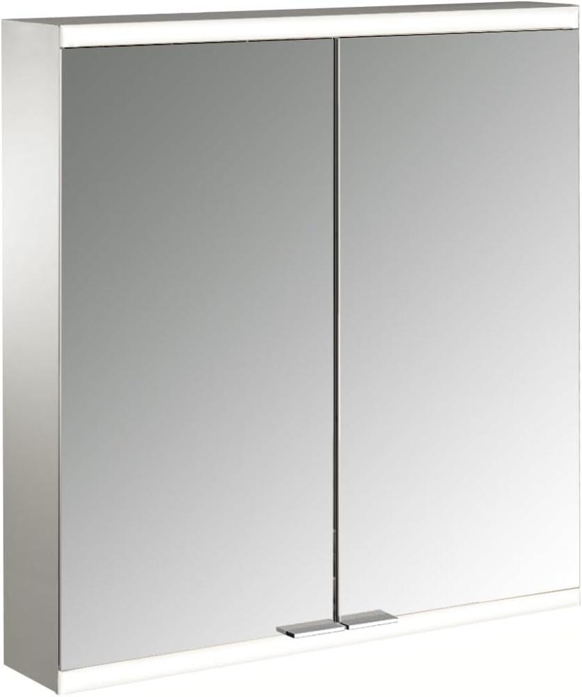 Emco prime 2 Lichtspiegelschrank, 600 mm, 2 Türen, Aufputzmodell, IP 20, mit Lichtpaket, Ausführung: Glasrückwand verspiegelt - 949706023 Bild 1