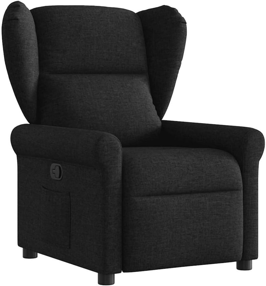 vidaXL Sessel Relaxsessel Schwarz Stoff (1-St) Bild 1