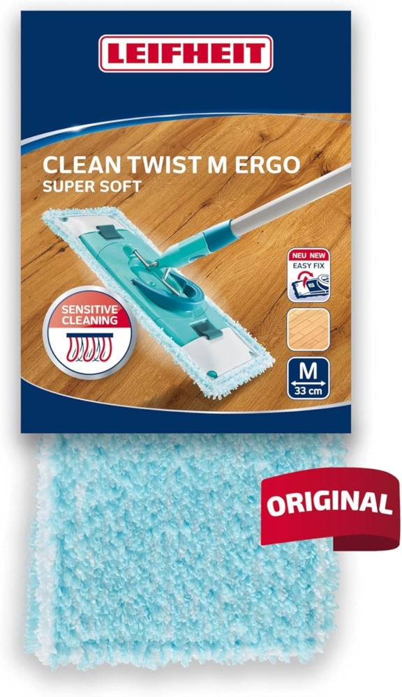 Leifheit Hausrein Clean Twist M Ergo Wischbezug super soft Bild 1