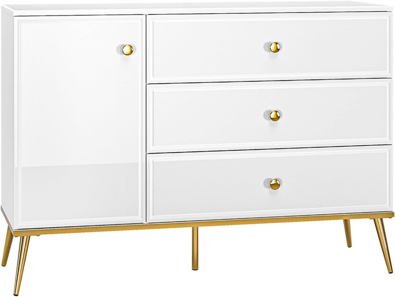 Sideboard GOLDIN Kommode 120x40x85cm Schubladen Bild 1