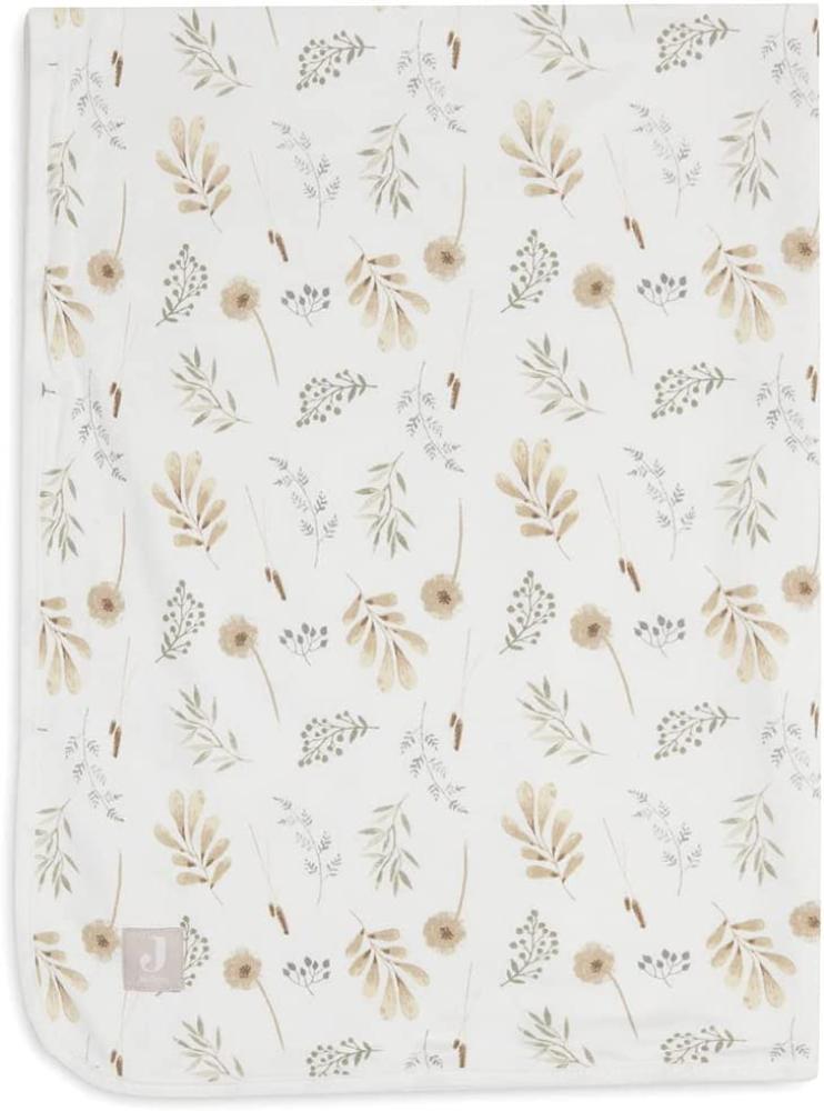 Jollein Wild Flowers Babydecke 75 x 100 cm Weiß Bild 1