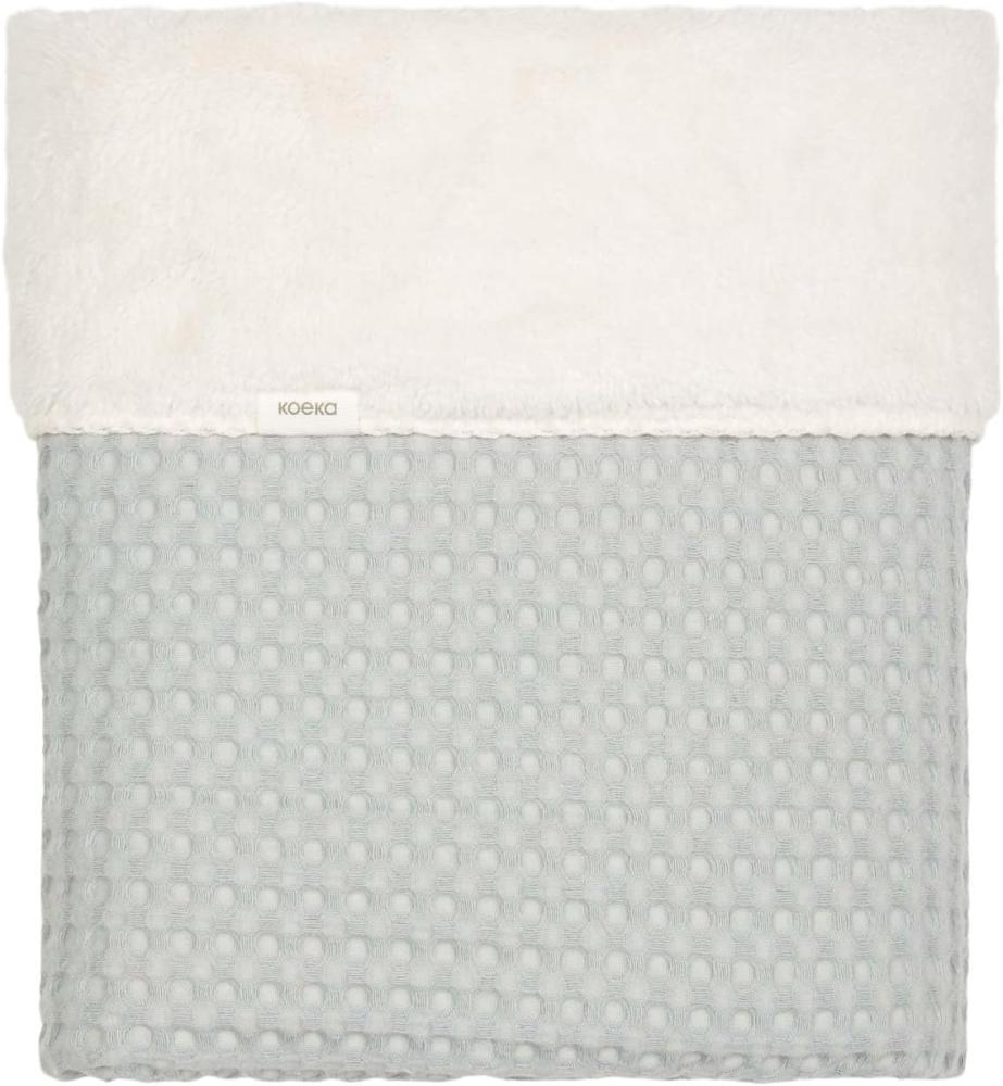 Koeka Wafel Oslo Babydecke - Teddy - Ocean Air Bla Bild 1