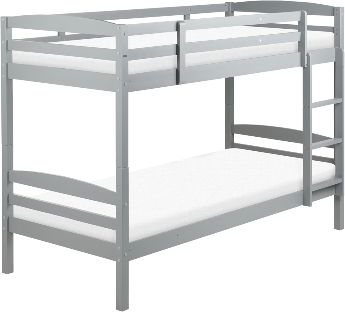 Hochbett REGAT 90 x 200 cm Holz Grau Bild 1