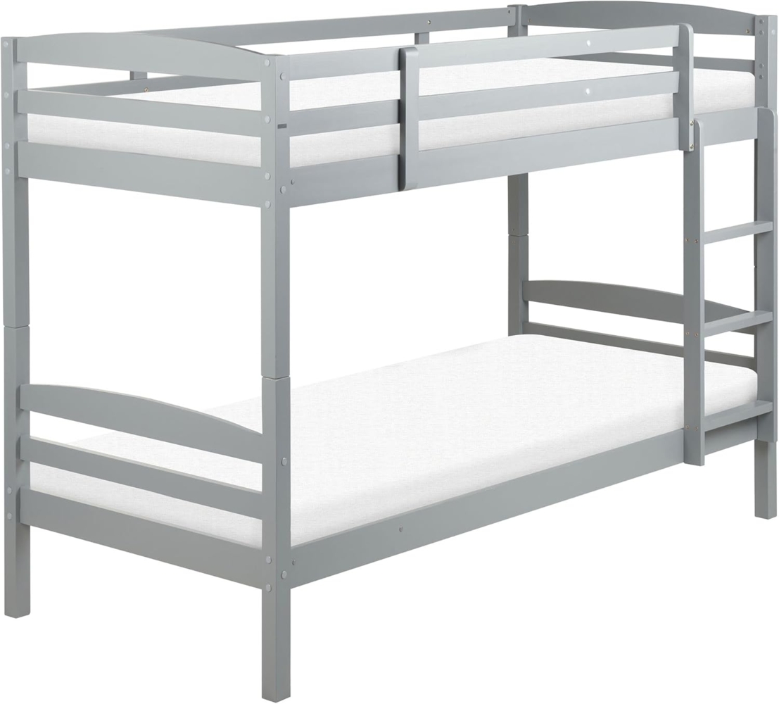 Hochbett REGAT 90 x 200 cm Holz Grau Bild 1