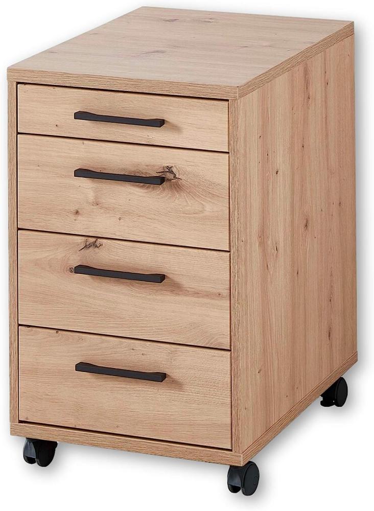 Rollcontainer INNO4HOME Artisan Eiche Büroschrank Bild 1