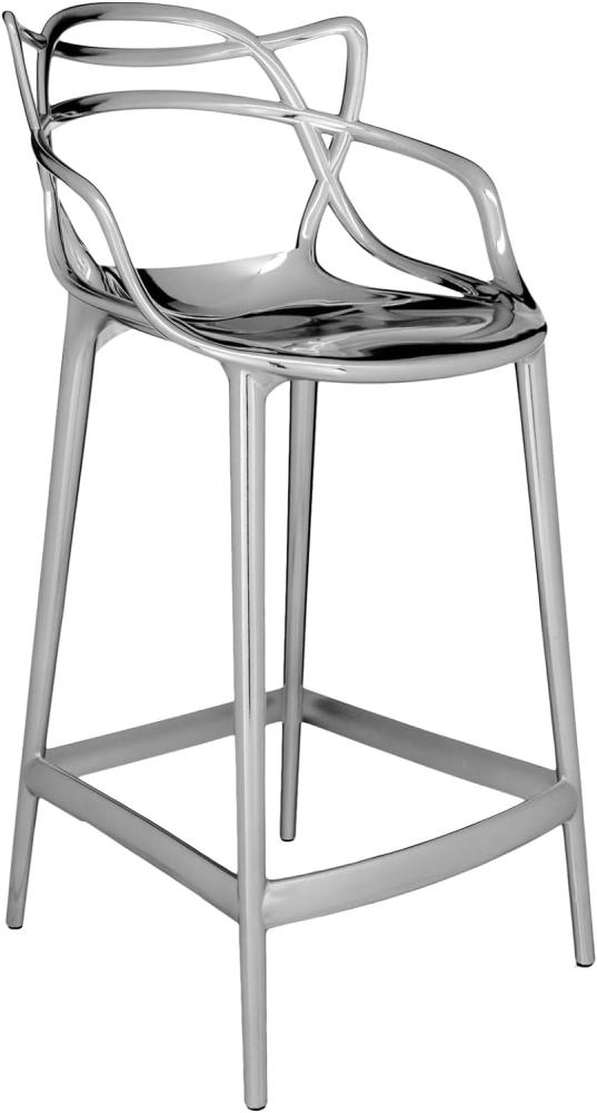 Kartell Masters Stool, Hocker, Verchromt, H. 65 cm Bild 1