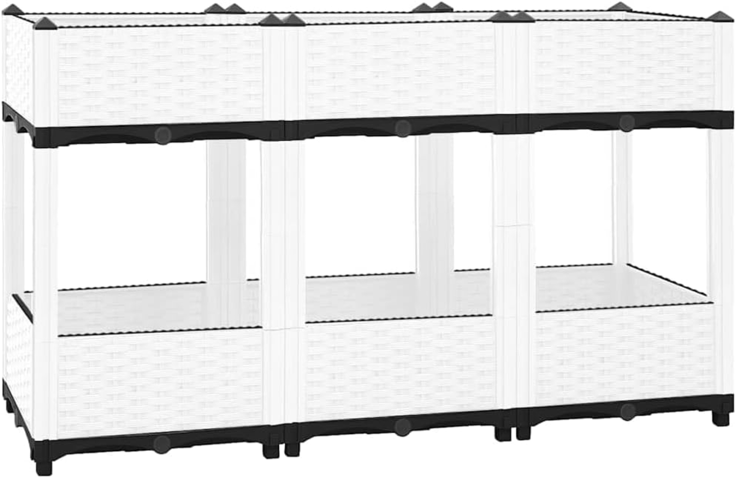 vidaXL Hochbeet 120x40x71 cm Polypropylen 153314 Bild 1