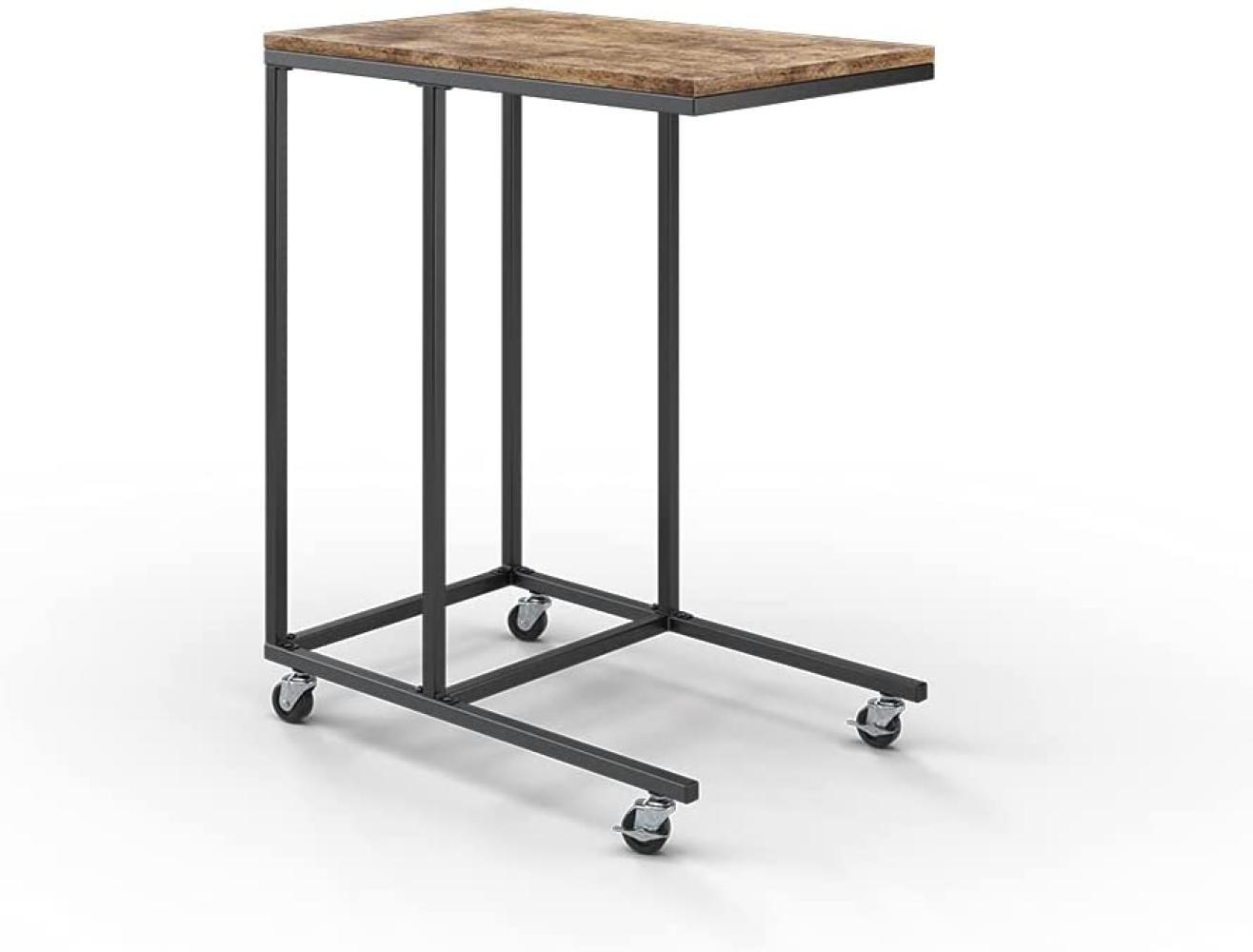 Vicco Beistelltisch Kaffeetisch Sofatisch Fyrk mit Rollen mobiler Couchtisch Bild 1