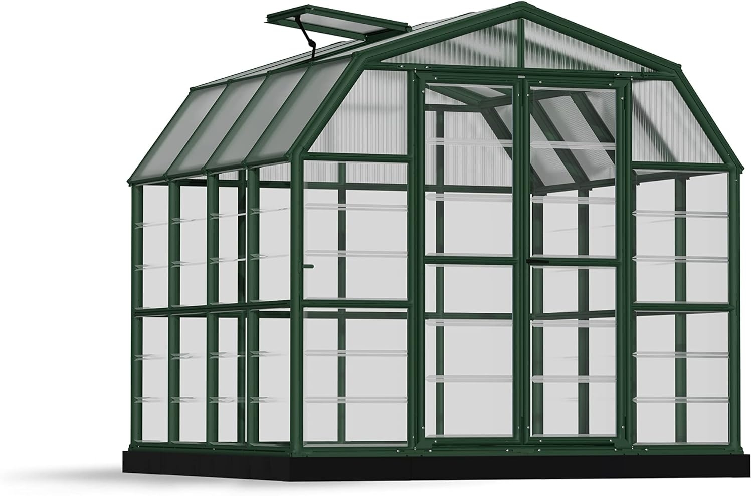 Rion Kunststoff Gewächshaus Grand Gardener 412 | Grün | 764x267x238 cm | ohne Fundament Bild 1